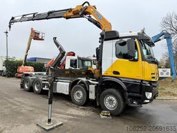 Mercedes-Benz AROCS 4143 8X4 WAF HOOKLIFT + CRANE EFFER 395 4...