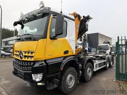 Mercedes-Benz AROCS 4143 8X4 WAF HOOKLIFT + CRANE EFFER 395 4...