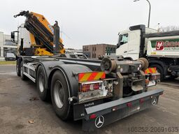 Mercedes-Benz AROCS 4143 8X4 WAF HOOKLIFT + CRANE EFFER 395 4...