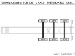 Schmitz Cargobull SCB S3B - 3 AXLE - THERMOKING - Dhollandia lift