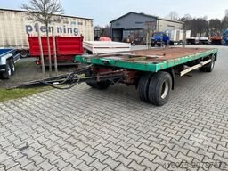  Wehl Abroller Kombi Anhänger Plateau Tieflader