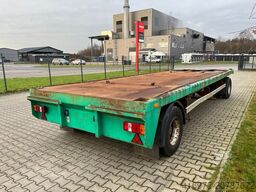  Wehl Abroller Kombi Anhänger Plateau Tieflader