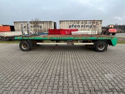  Wehl Abroller Kombi Anhänger Plateau Tieflader