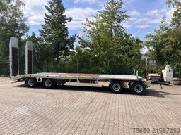 Möslein T4 VB H1 gerade  neuer 4 Achs Tieflader gerade hydraulischen Rampen