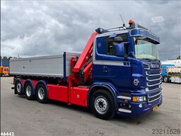 Scania R 560 V8 8x4 Retarder Hiab 24 Tonmeter laadkraan