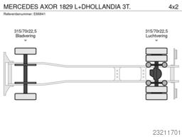 Mercedes-Benz AXOR 1829 L+DHOLLANDIA 3T.