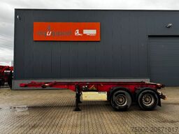 Krone 2-assig 20FT chassis, BPW + trommel, luchtverin...