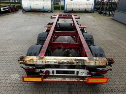 Krone 2-assig 20FT chassis, BPW + trommel, luchtverin...