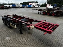 Krone 2-assig 20FT chassis, BPW + trommel, luchtverin...
