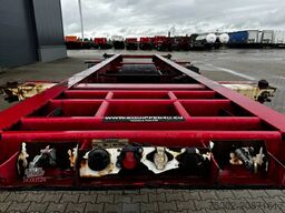 Krone 2-assig 20FT chassis, BPW + trommel, luchtverin...