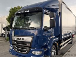 Autocarro con pianale e telone daf 