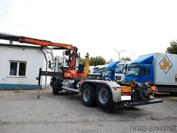SCANIA P400 Abrollkipper/Kran PALFINGER*