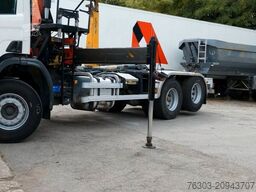 SCANIA P400 Abrollkipper/Kran PALFINGER*