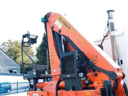 SCANIA P400 Abrollkipper/Kran PALFINGER*