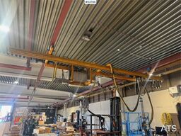  Traverskran - 30 meter skinnegang + hengepresser