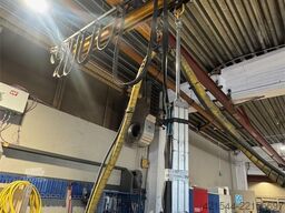  Traverskran - 30 meter skinnegang + hengepresser
