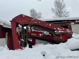 Tyllis jumbo semi-trailer with HMF crane