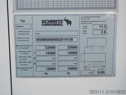 SCHMITZ CARGOBULL CH?ODNIA / THERMO KING SLX SPECTRUM  / 1 osiowa