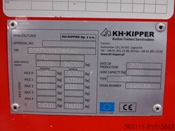 BENALU WYWROTKA / 26 M3 / NACZEPA BEZRAMOWA  / N2O W1U