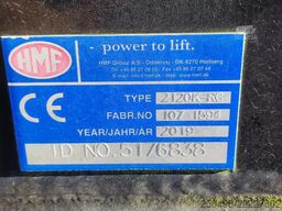 HMF 2120K-RC WITH PLATFORM ALMOST NEW