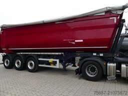 KEMPF 3-achs 39m³ ALU- Halbschalenmulde, 5,2 to LG.