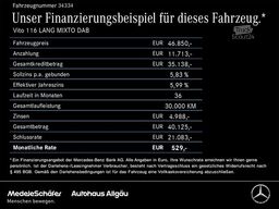 MERCEDES-BENZ Vito 116 LANG MIXTO DAB 5SITZE 2xSCHIEBETÜR AHK