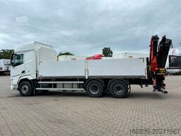 DAF XF 480 Baustoffpritsche mit Fassi Ladekran F235