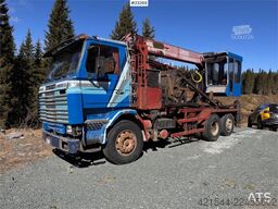 Scania R112 Truck with Crane and Saw