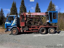Scania R112 Truck with Crane and Saw