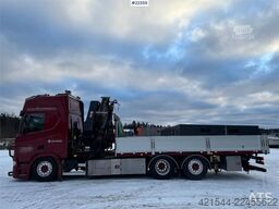 Scania R500 6x2 crane truck w/ 47 t/m Hiab crane with jib
