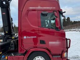 Scania R500 6x2 crane truck w/ 47 t/m Hiab crane with jib