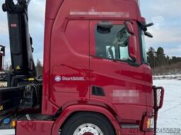 Scania R500 6x2 crane truck w/ 47 t/m Hiab crane with jib