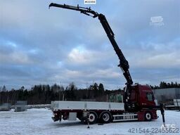 Scania R500 6x2 crane truck w/ 47 t/m Hiab crane with jib