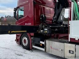 Scania R500 6x2 crane truck w/ 47 t/m Hiab crane with jib