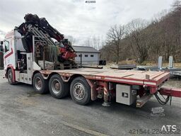Scania R500 8x4 combination vehicle with a 71 t/m Fassi c