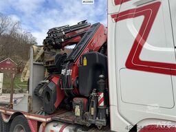 Scania R500 8x4 combination vehicle with a 71 t/m Fassi c
