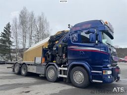 Scania R580 8x2 crane truck – 80 t/m Fassi crane with jib