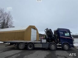 Scania R580 8x2 crane truck – 80 t/m Fassi crane with jib