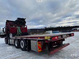 Scania R580 8x2 crane truck with 85 t/m Hiab crane – jib