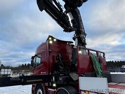 Scania R580 8x2 crane truck with 85 t/m Hiab crane – jib