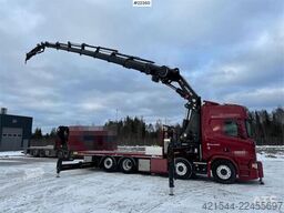 Scania R580 8x2 crane truck with 85 t/m Hiab crane – jib
