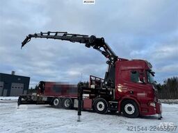 Scania R580 8x2 crane truck with 85 t/m Hiab crane – jib