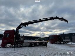 Scania R580 8x2 crane truck with 85 t/m Hiab crane – jib