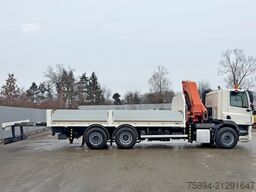 DAF CF 440 Pritsche 6,30 m + KRAN / FUNK * 6x2