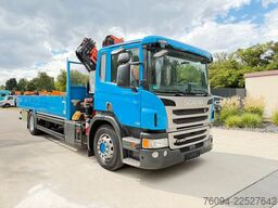 SCANIA P250 4x2 Pritsche KRAN 14m 5./6. Steuerkre FUNK