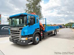 SCANIA P250 4x2 Pritsche KRAN 14m 5./6. Steuerkre FUNK