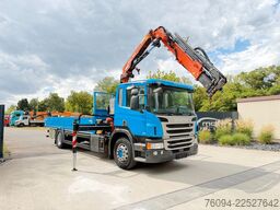 SCANIA P250 4x2 Pritsche KRAN 14m 5./6. Steuerkre FUNK