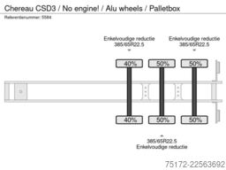 Chereau CSD3 / No engine! / Alu wheels / Palletbox