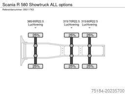Scania R 580 Showtruck ALL options