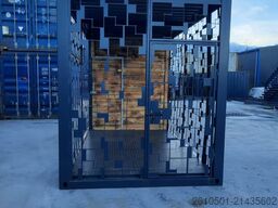 20 Fuß Hühnerstall Container Stall Hühner Zwinger Käfig 6 Meter